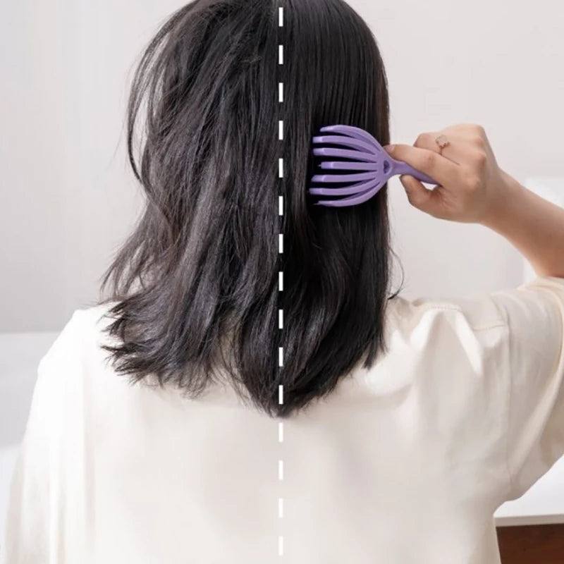 1pc Multi-Purpose Hair Detangler Brush for All Hair Types
