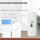 Smart Home WiFi Temperature Humidity Sensor with Voice Control