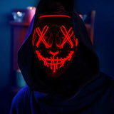 Neon LED Purge Mask for Halloween Masquerade Parties