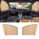 Magnetic Car Window Sunshade Pair with Full UV Protection and Privacy Features