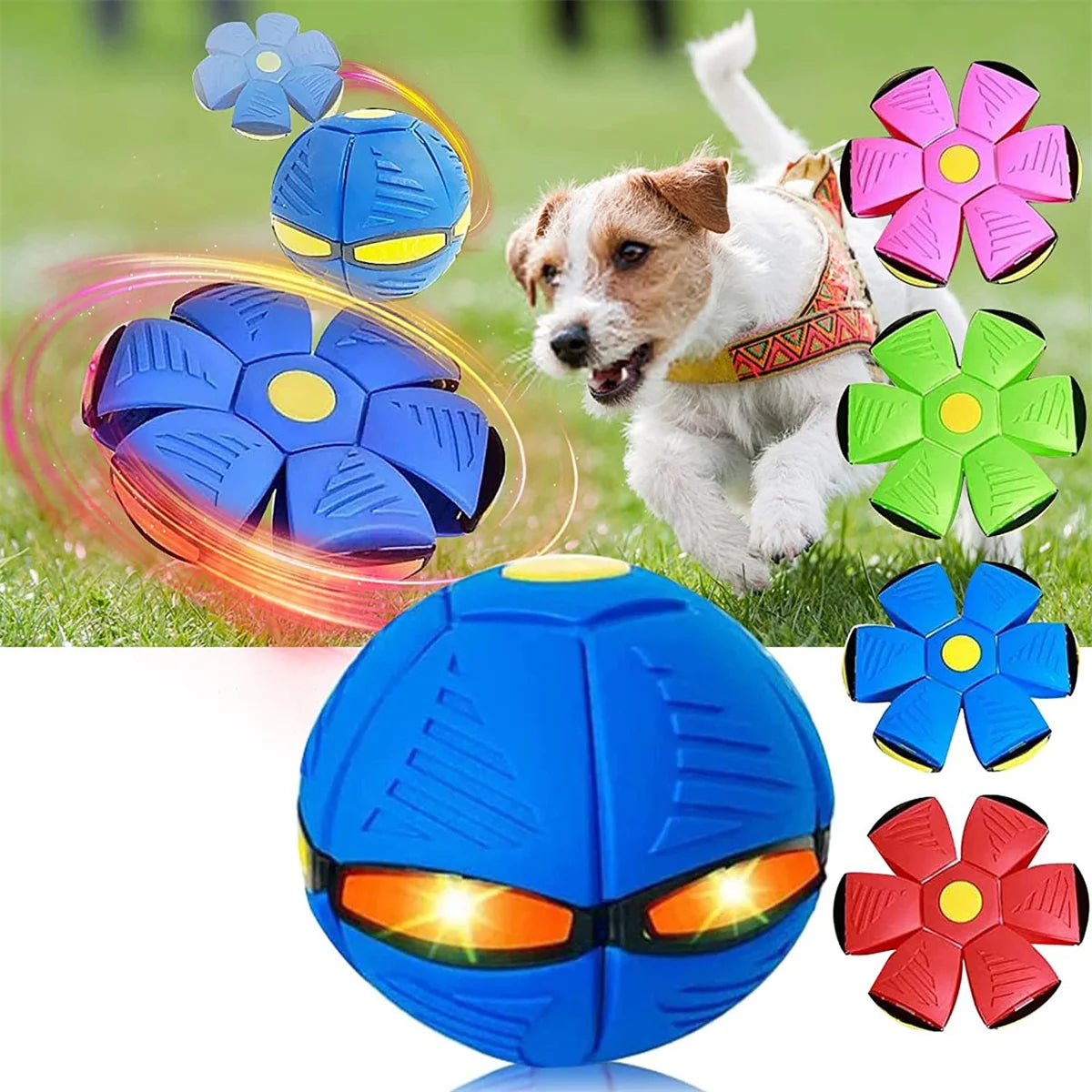 UFO Magic Deformation Ball: Interactive and Transformative Pet Toy