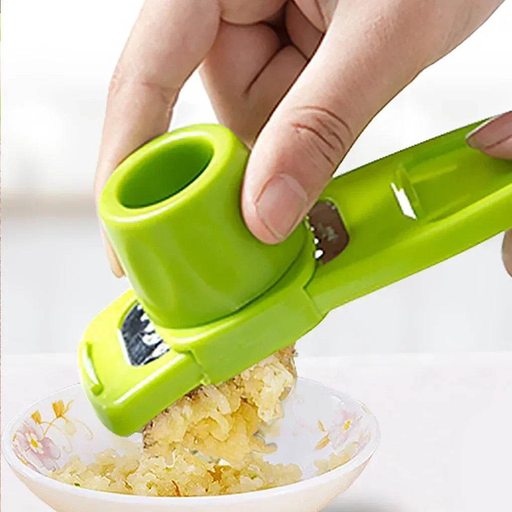 Versatile 1pc Garlic and Ginger Crusher with Stainless Steel Blade