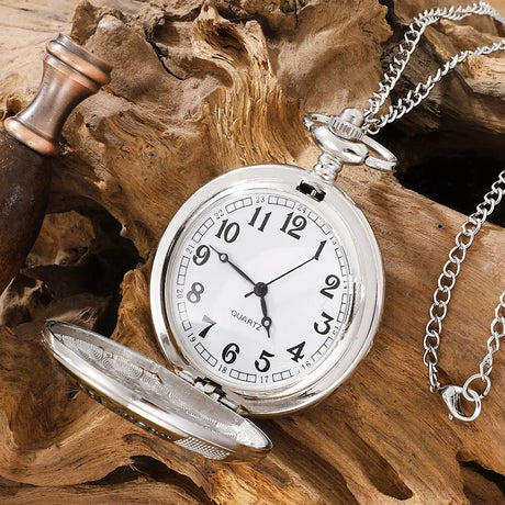 Luxury Vintage Silver Golden Pocket Watch