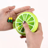 Portable 7-Day Rotating Pill Organizer and Eco-Friendly Material
