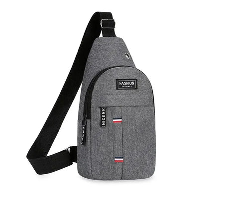 Versatile Men's One-Shoulder Crossbody Bag with Large Capacity for Outdoor and Sports Activities