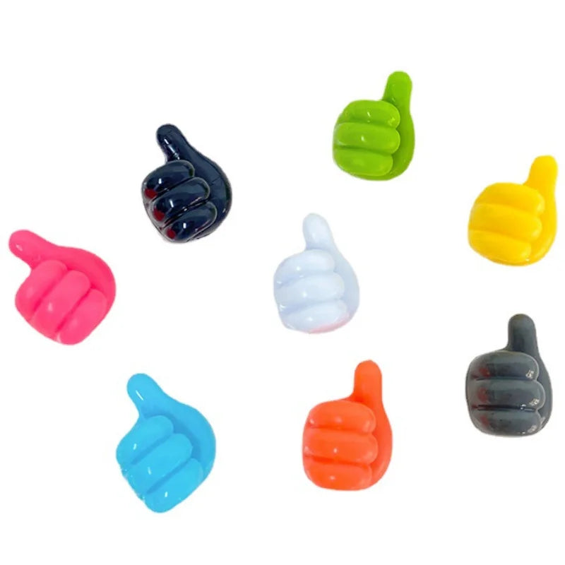 Silicone Thumb Wall Hook Cable Clips for Stylish Space Organization