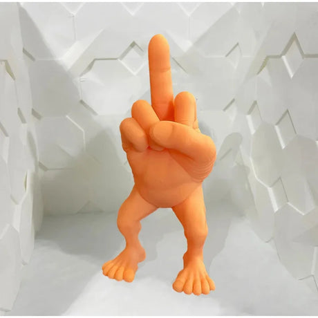 3D Printed Whimsical Middle Finger Ornament