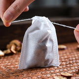 Disposable Tea Bags for Loose Leaf Tea, Coffee, Herbs, and More - Pack of 100
