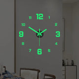 Luminous 3D Wall Clock with DIY Acrylic Frame for Stylish Home and Office Decor