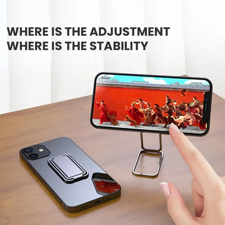 Metal Finger Grip Phone Stand Bracket for Universal Smartphone Rotation