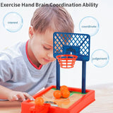 Mini Desk Basketball Game Set: Compact Tabletop Sports Toy & Gift for All Ages