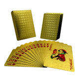 Luxury 24K Gold Foil Waterproof Playing Cards for Premium Gaming Experience